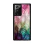 Ochranné puzdro iKins pre Samsung Galaxy Note 20 Ultra – dizajn Water Flower, čierne