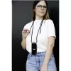 Lookabe puzdro na telefón s náhrdelníkom pre iPhone XS Max, zlaté/čierne