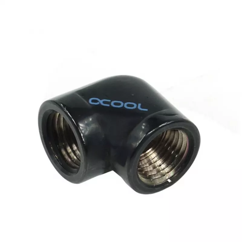 Alphacool HF L-konektor G1/4 IG na G1/4 IG - Deep čierna (17042)