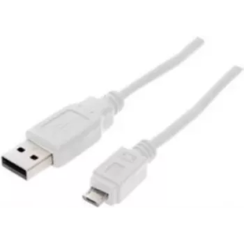 USB kábel ShiverPeaks BS77180-W 0,5 m USB 2.0 Micro-USB B biely