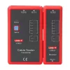 Tester sieťových káblov Unit UT681L pre RJ45 a RJ11 konektory, kontrola spojitosti a zapojenia