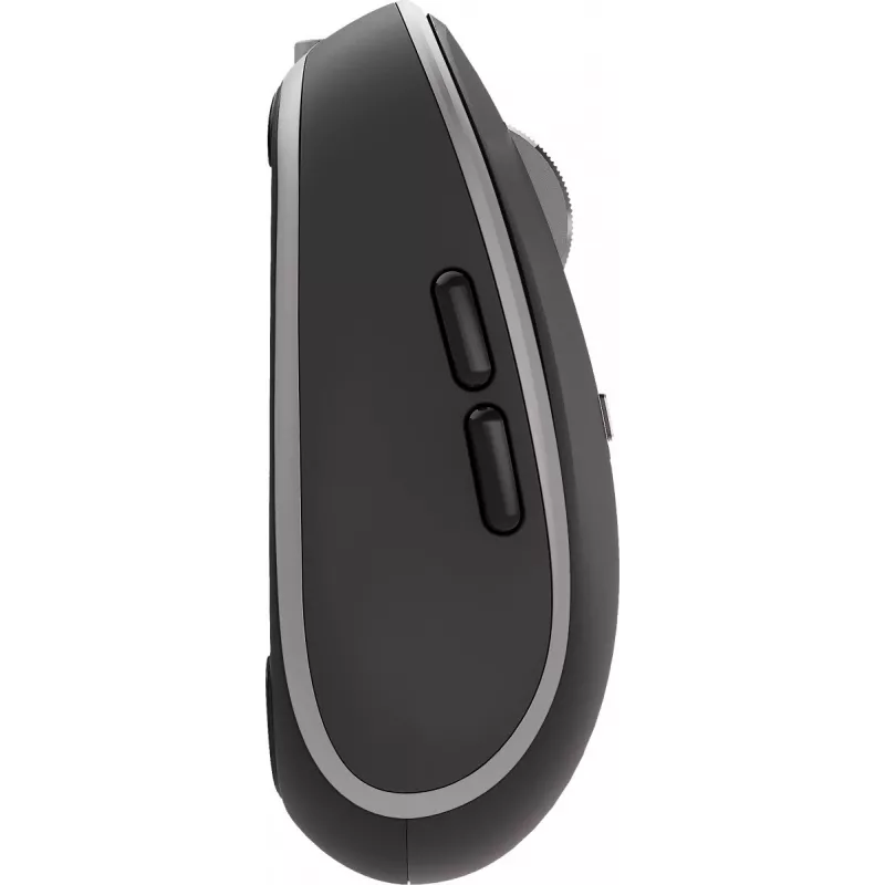 Dual WiFi+Bluetooth bezdrôtová myš, nabíjateľná batéria, 5 tlačidiel