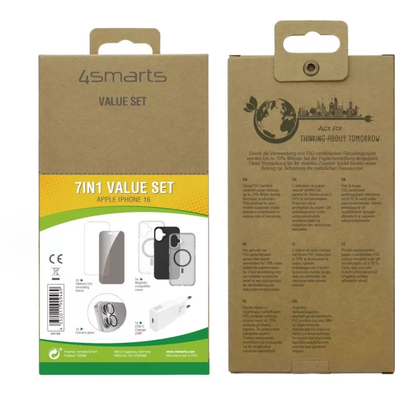 4smarts 7in1 Value Set pre Apple iPhone 16 kompatibilné s MagSafe