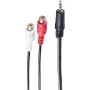 Audio kábel 3,5 mm 2 x Cinch ShiverPeaks BS30771