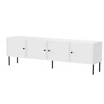 4D RTV skriňa PALAZZO BIS 201x40x60 biela matná