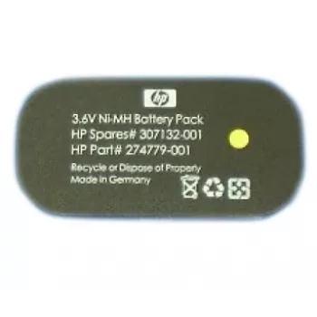 3,6 V akumulátorový pack, 500 mAh NiMH, oválny