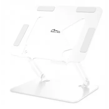MEDIA-TECH stojan na notebook – stojan na notebook MT2661W (biela)