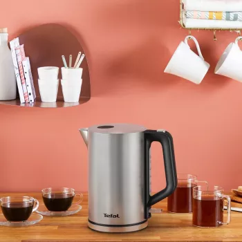 Elektrická kanvica Tefal KI513D10 nerez 1,7 L 2200 W, bezšnúrová, 360° základňa