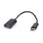 Gembird A-OTG-CMAF2-01 USB kábel 0,2 m USB C USB A čierny