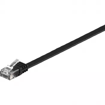 Goobay 95382 ethernetový patch kábel čierny