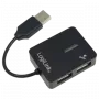 USB hub LOGILINK UA0139 – 4‑port USB 2.0, 480 Mbit/s, čierny