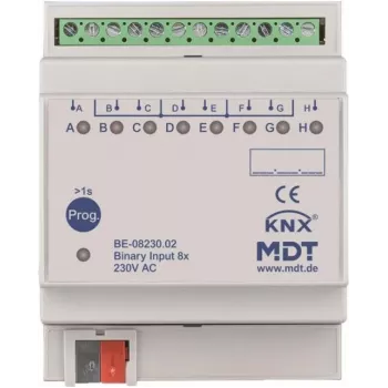 MDT BE-08230.02 binárny vstup 8-násobný 4TE REG 230VAC (BE-08230.02)