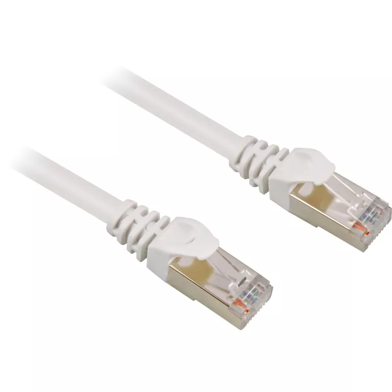 Sieťový kábel Sharkoon RJ-45 Cat6 10 m sivý