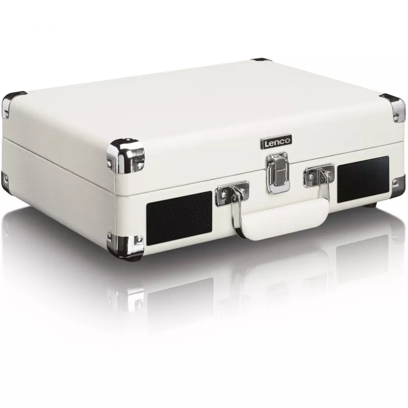 Lenco TT-115CR gramofón s remeňovým pohonom, Bluetooth, USB-A, slúchadlový konektor 3,5 mm, 4 W RMS, krémový