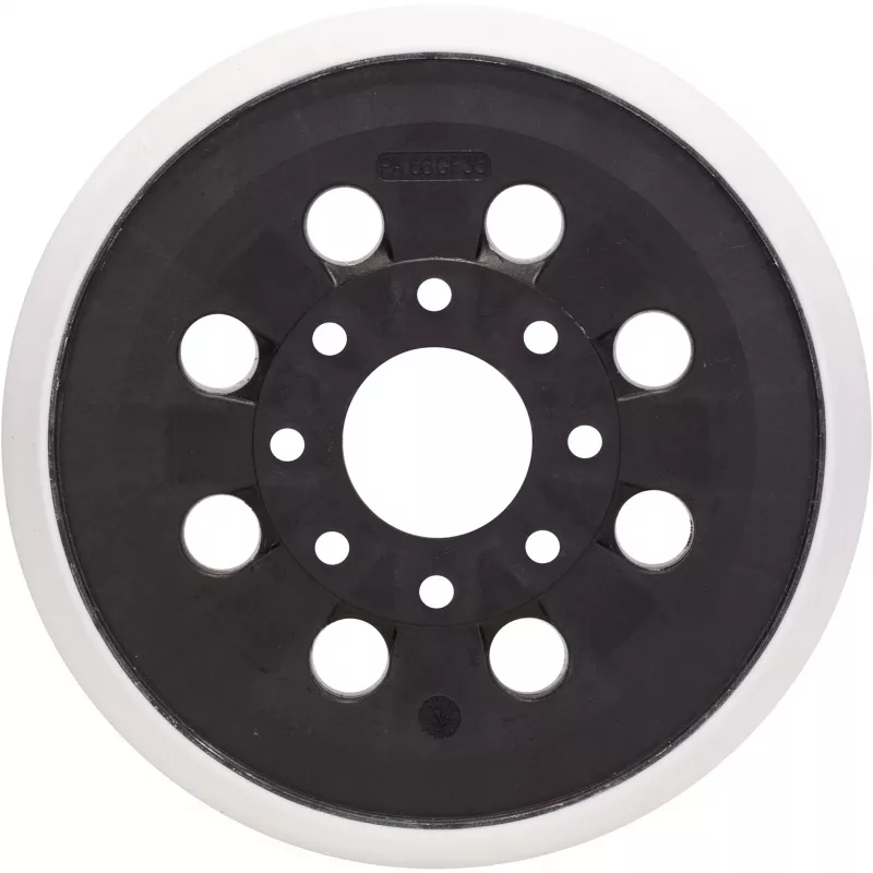 Bosch Accessories 2608000349 brúsny tanier, stredne tvrdý, 125 mm, pre GEX 125-1 AE priemer 125 mm, vhodný pre excentrickú brúsku GEX 125-1 AE