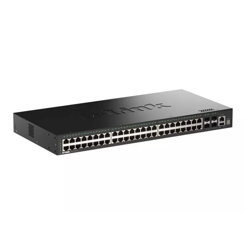 D-Link 52-portový Gigabit Stackable Smart Managed switch so 4 x 10G SFP+ portami