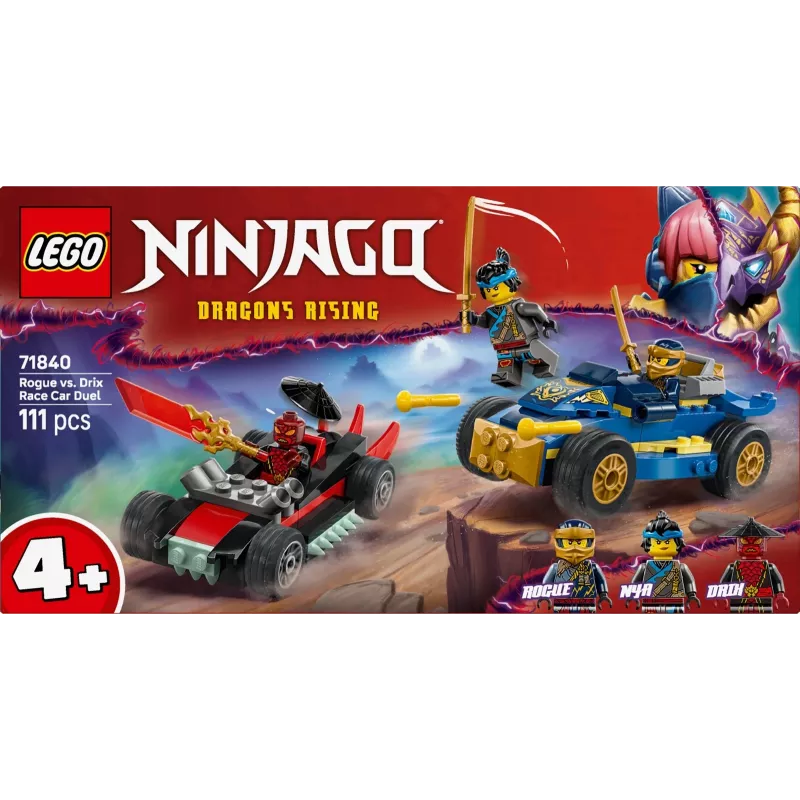 Stavebnica Ninjago 71840 Pretekársky súboj Rogue vs. Drix