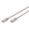Sieťový kábel Digitus CAT 5e SF/UTP patch kábel RJ-45 Cat5e 2m sivý