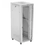 LANBERG 19 42U 800x1000 voľne stojaca LCD sklenené dvere (FlatPack) sivá (prepravná zásielka)