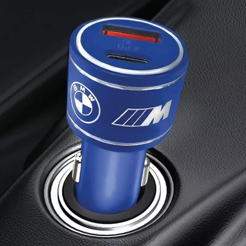 Auto nabíjačka 20W PD-QC 3.0 Fast Blue