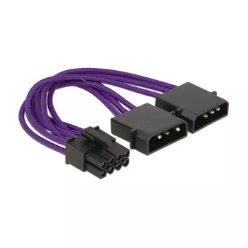 Interný napájací kábel DeLOCK 83705 0,15 m PCI-E 8-pin Male