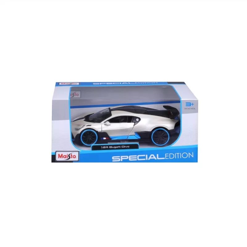 Model kompozit Bugatti Divo 1/24 biela