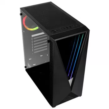 Kolink VOID RGB Tower skriňa čierna LED ventilátor okno prachový filter PC E