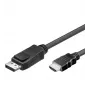 Káblový adaptér Alcasa DP-HDMI 2m DisplayPort na HDMI Type-A čierny