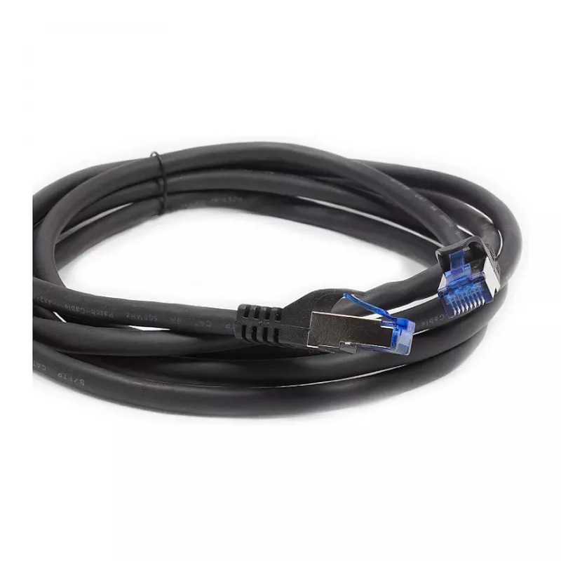 Good Connections Cat.6A patch kábel SmartFLEX HF čierny 0,15 m