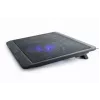 Stojan na notebook Gembird NBS-1F15-04 pre notebooky do 15 inch, čierny, ABS, 330×250×25 mm