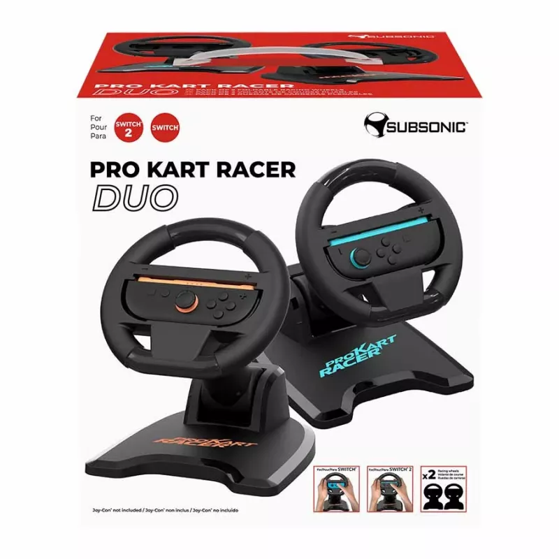 Volant SUBSONIC SA5727-2 Pro Kart Racer Duo pre Nintendo Switch s podporou dvoch ovládačov