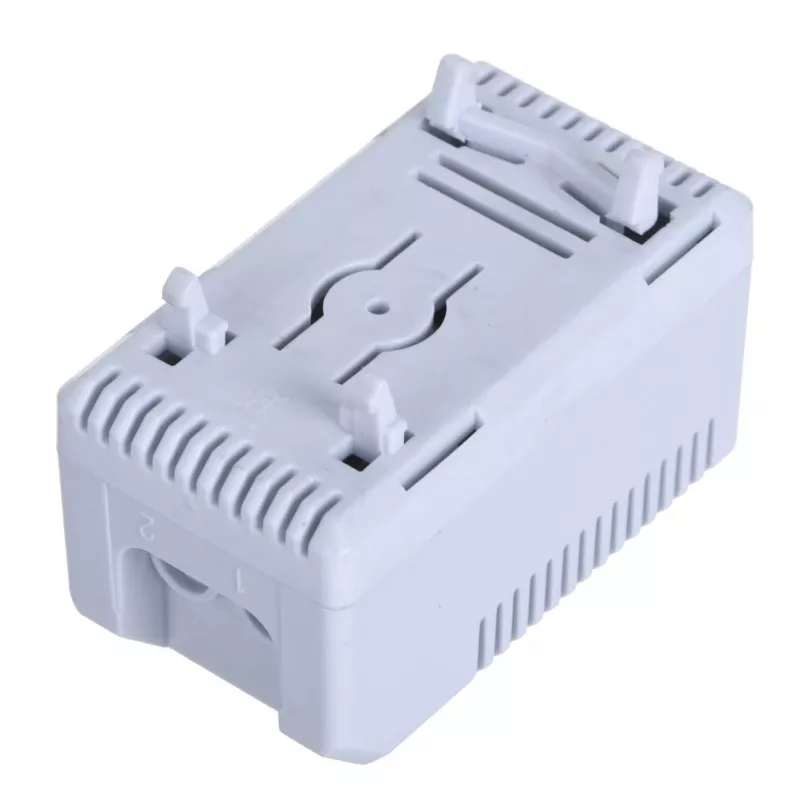 Termostat Alantec KTS, otočný regulátor, IP20, plastové puzdro, sivá, -45–70°C, 60×33×43 mm
