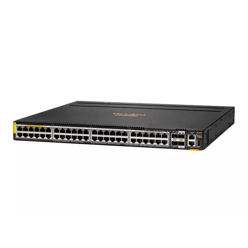 Managed sieťový switch HP Enterprise Aruba R8S90A 48x 5G Ethernet (100/1000/5000) PoE, RJ-45/USB-C konzola, 880 Gbit/s