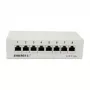 Patch panel 8xTP, CAT6A, 500 MHz, na omietku, svetlosivý, Syner (S216314)
