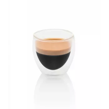 Sada pohárov na espresso Eta Espresso 80 ml transparentná borosilikátové sklo
