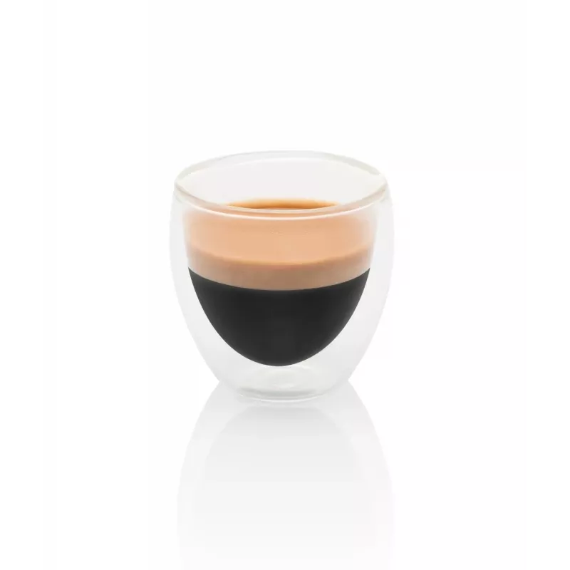 Sada pohárov na espresso Eta Espresso 80 ml transparentná borosilikátové sklo