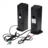 2v1 PC reproduktor Soundbar pre počítač s RGB LED podsvietením, stereo, gaming, USB 2 x 3W AUX 3,5 mm