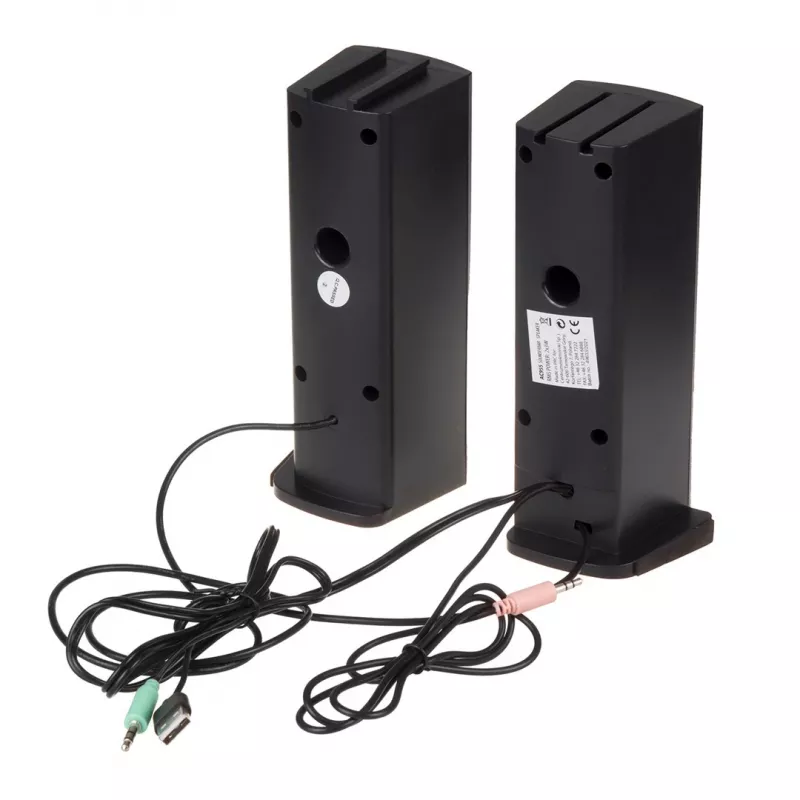 2v1 PC reproduktor Soundbar pre počítač s RGB LED podsvietením, stereo, gaming, USB 2 x 3W AUX 3,5 mm