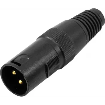 XLR 3-pinový konektor Omnitronic 30208430 – audio konektor samec/samica, 3-pinový