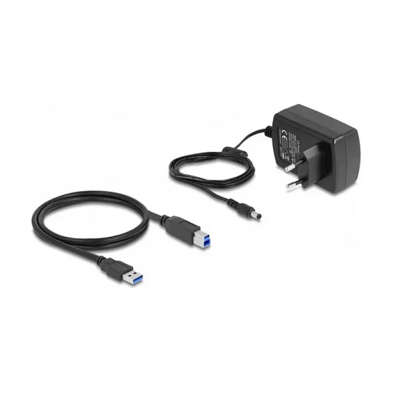 DeLOCK USB duálna dokovacia stanica pre 2 x SATA HDD SSD klonovacia funkcia čítačka kariet