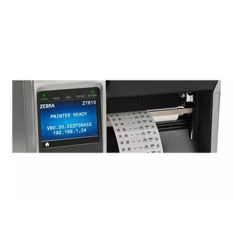 Zebra ZT610 tlačiareň etikiet termotransfer 600 x 600 DPI 152 mm/s káblová & bezdrôtová Ethernet LAN Bluetooth