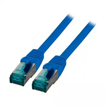 EFB-Elektronik RJ45 patch kábel Cat.6A S/FTP LSZH modrý 0,25m Výrobca: EFB Elektronik (MK6001.0,25BL)