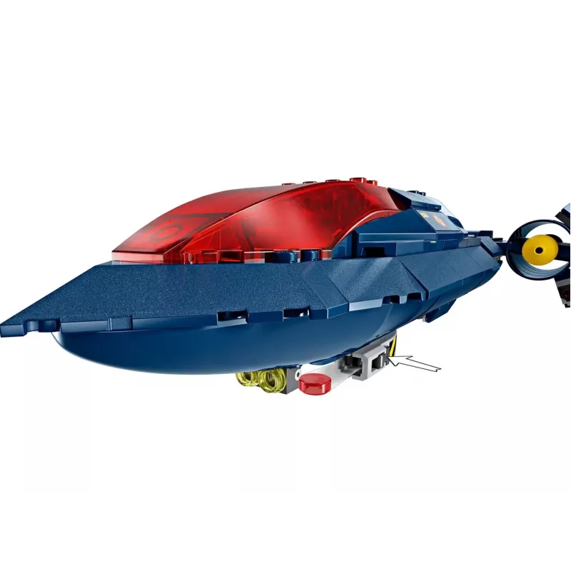 Stavebnica LEGO Marvel Super Heroes X-Jet 76281 s 5 minifigúrkami