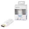 Kábelový prepínač pohlavia LogiLink CV0100 DisplayPort na HDMI biely