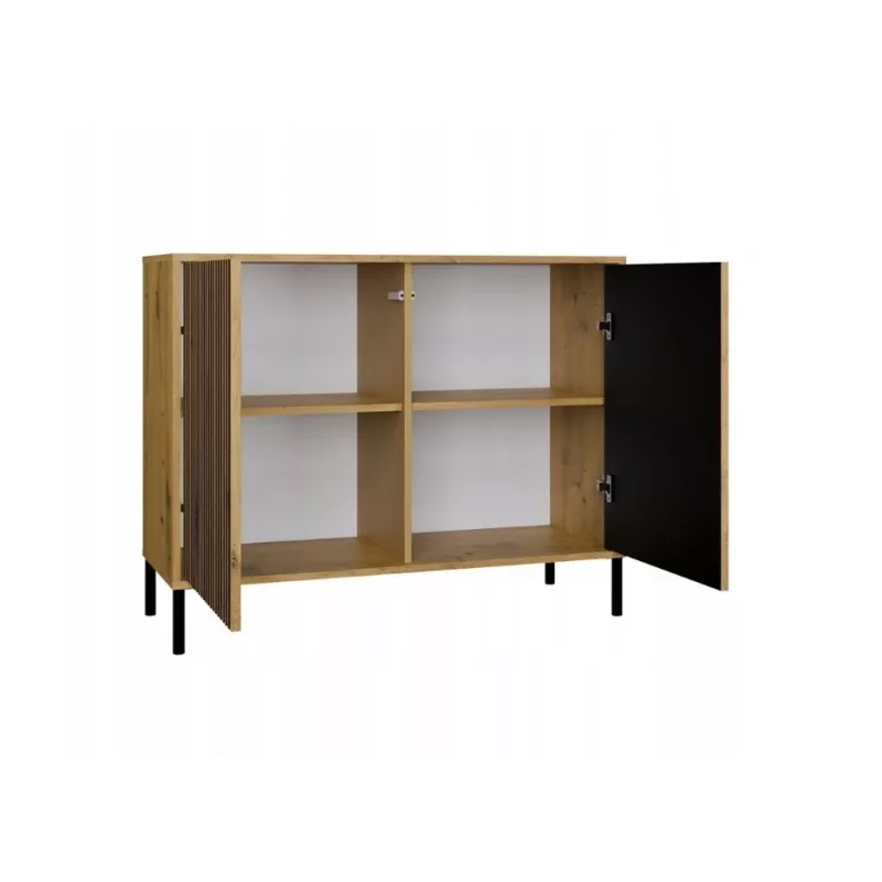 KAMARO 2D štíhla komoda, kašmírová farba