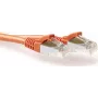 ACT oranžový 0,50 metra SFTP CAT6A patch kábel snagless s RJ45 konektormi