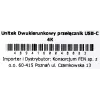Unitek D1078A obojsmerný prepínač USB-C 4K, 2 vstupy a 1 výstup