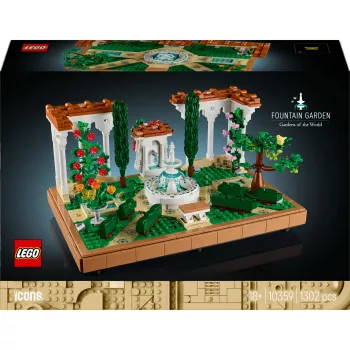 LEGO ICONS 10359 Záhrada s fontánou
