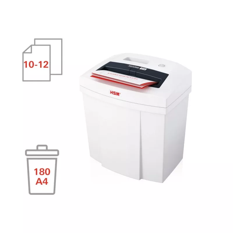 HSM SECURIO C14 skartovač papiera, prúžkový rez 3,9 mm, P-2, 14 listov, vstup 225 mm, kôš 20 l