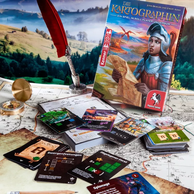 Pegasus Spiele Die Kartographin spoločenská hra
